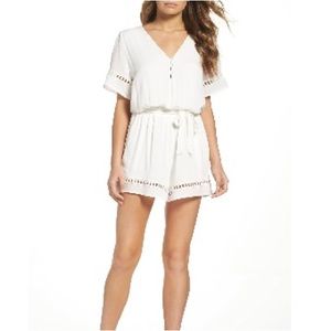 Fraiche by J Lace Inset Romper